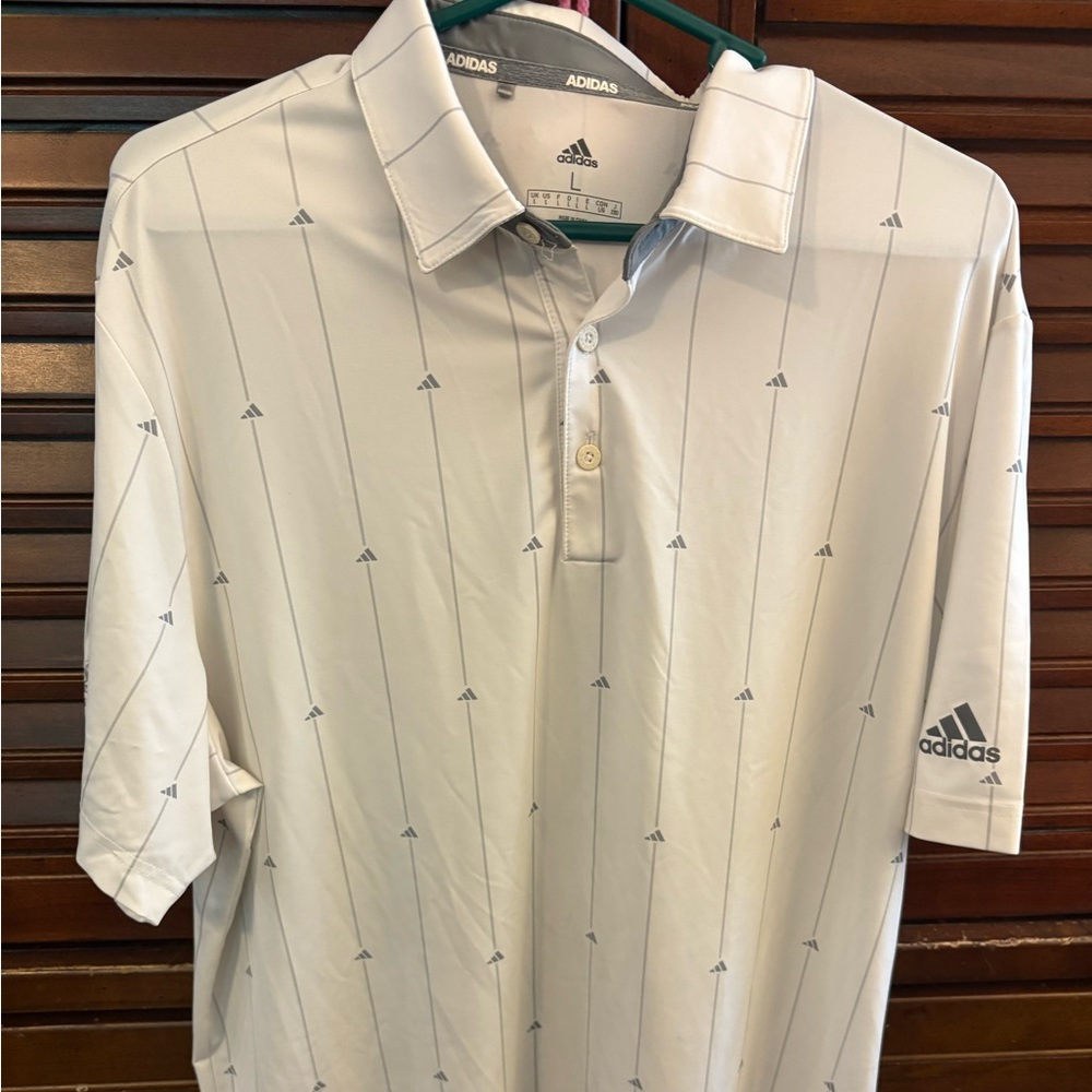 Adidas Men’s light creame Golf Polo Shirt